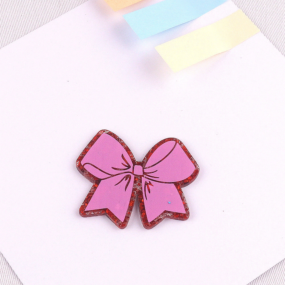 Wholesale 10pcs/pack Pretty Bows Acrylics for Badge Reel